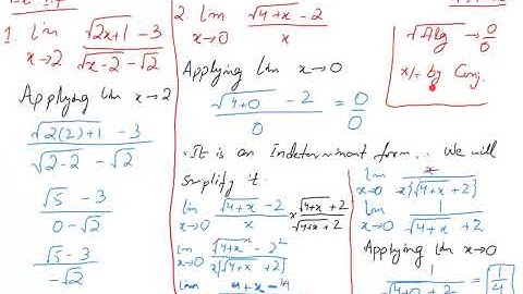 XII Math Chapter 1 Limit of the Functions - Ex 1.7 Algebraic by Sir Ahsan Abdullah Patel