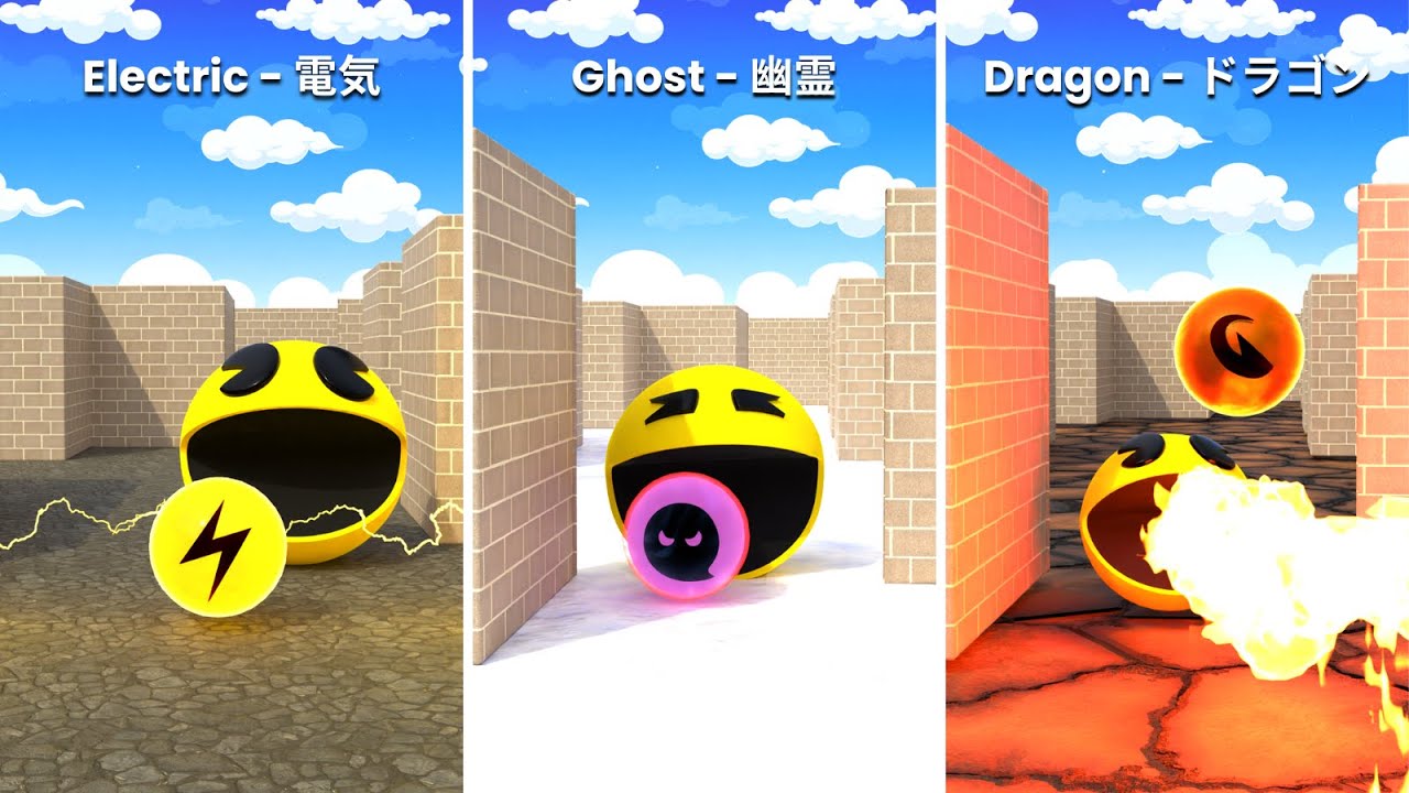 Pacman vs Pokémon Energy