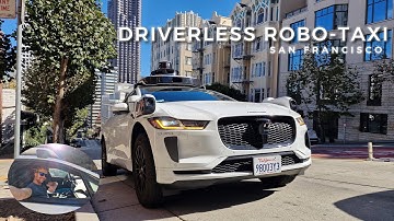 Inside futuristic RoboTaxi in San Francisco! Google robot car / Waymo.