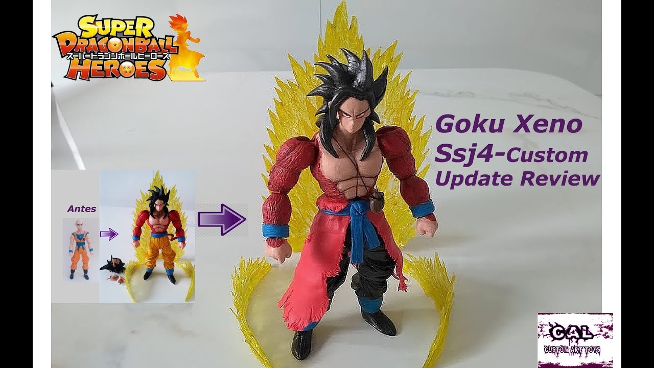 Review Boneco do Goku SSJ4 GIGANTE - Giochi Preziosi 