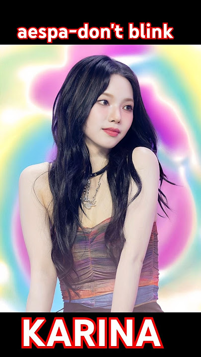 aespa 에스파 'don't blink' MV [Karina] Live Performance #shorts #karina #aespa #dontblink #kpop