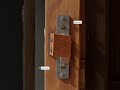Wooden Door Lock Mechanism - How It Works! | DIY Secret Latch" #doorholder #homehardware#shortsfeed