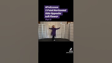 Pt9 Poi 2 Petal Horizontal Side Opposite Left Flower #español #Poi #PoiTutorial #PoiDance #FlowArts