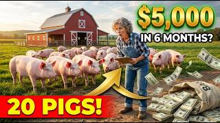 Can 20 Pigs Really Make You $5,000 in 6 Months? (Real Cost & Profit Breakdown)