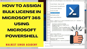 How to assign bulk license in Microsoft 365 using powershell | Assign Single and multiple licenses