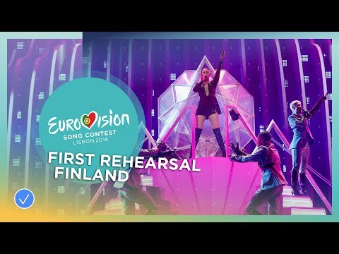 Saara Aalto - Monsters - First Rehearsal - Finland - Eurovision 2018