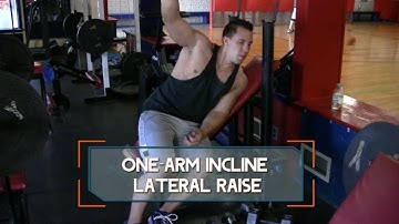 One-Arm Incline Lateral Raise