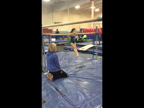 Gymnastics Level 1 Bar routine