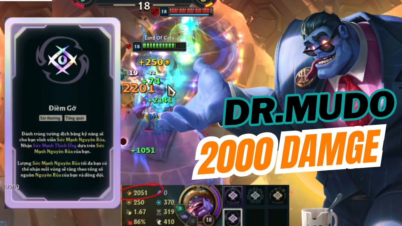 VÕ ĐÀI:  DR.MUDO 2K SÁT THƯƠNG 1 TÁN BAY MÀU - 4 LÕI NGUYỀN RỦA  !!! | GAME CÙNG HẢI CHIẾN