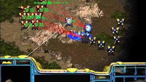 Starcraft BWAPI Case-Based Reasoning + Reinforcement Learning Custom AI