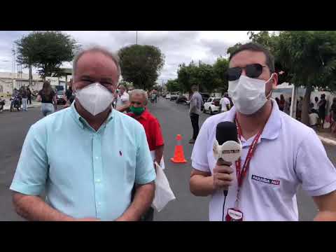 Deputado Inácio Falcão acompanha visita do governador João Azevedo ao cariri paraibano