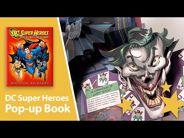 DC Super Heroes Pop-Up Book by Matthew Reinhart - YouTube