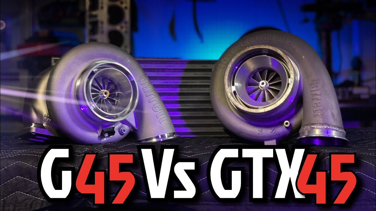 Garrett G45 vs GTX45 Turbo Comparison YouTube