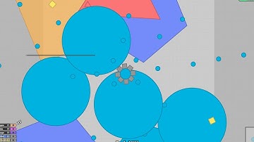 LEVEL 100 OMEGA PENTAGON MOD! EVERYTHING IS BIG! SMALLEST SHAPES EVER! (Diep.io Sandbox Modding)