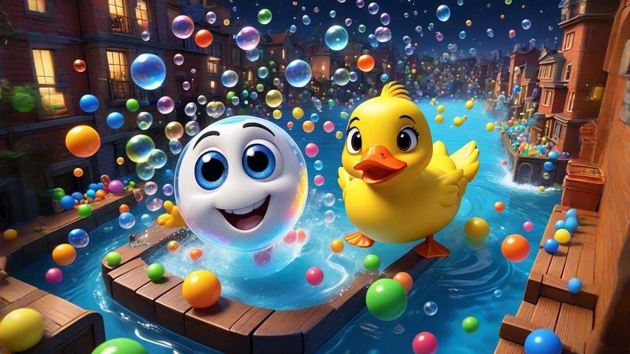 Bath Time Splish Splash Rhyme | Fun Water Nursery Song for Kids | Sing ...