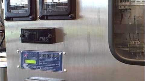 Protective relays -- demo unit (SEL-501 relay time overcurrent trip)