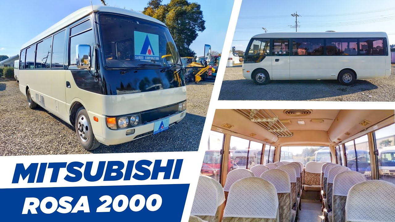 Mitsubishi Rosa Micro BUS | JAPANESE Used Bus | Mitsubishi Rosa Review ...