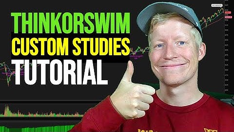 ThinkorSwim Tutorial for Beginners - Build Custom Studies
