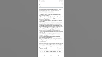 10 DAFTAR PERTANYAAN UNTUK WAWANCARA TUGAS KEWIRAUSAHAAN#kuliah #tugaskuliah #kewirausahaan