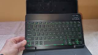 Tablet Case With Keyboard For Samsung Tab S8/Tab S7