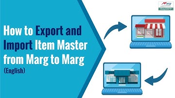 How to Export and Import Item Master from Marg to Marg [English]