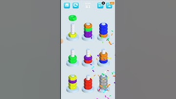 Nuts Sort Level 81 #gameplay #shortsvideo #nutssort #shortsfeed #shorts