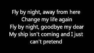 Rush Fly By Night Lyrics
