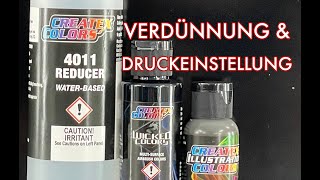 VERDÜNNUNG UND DRUCKEINSTELLUNGEN by CreatexColorsCo 1,245 views 6 months ago 5 minutes, 25 seconds