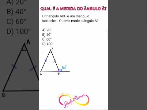 Vídeo: Os ângulos da base em um triângulo retângulo isósceles sempre medem 45?