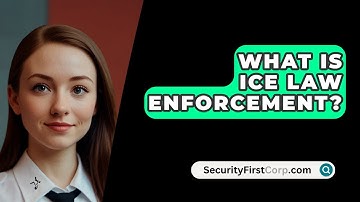 What Is ICE Law Enforcement? - SecurityFirstCorp.com