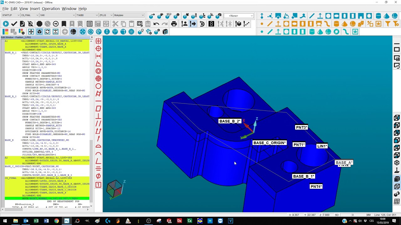 001 PCDMIS Programming YouTube