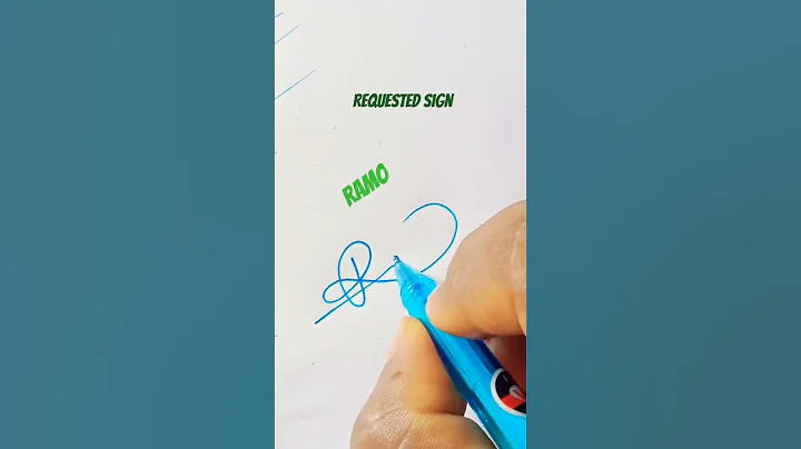 Ramo#Dream signature #art #autograph #calligraphy #sign#youtubeshorts .