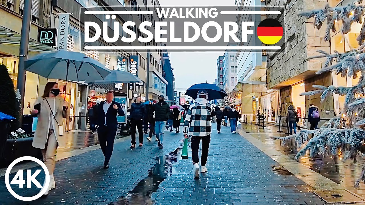 Watch Düsseldorf in the rain