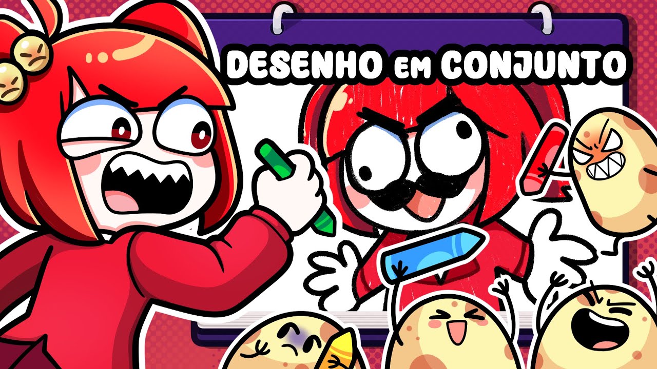 Desenhei em CONJUNTO com os INSCRITOS no Gartic Phone!