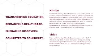 Roseman University College of Pharmacy Virtual Information Session for HBCUs