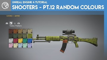 Unreal Engine 4 Tutorial - Shooter - Part 12 Random Colours