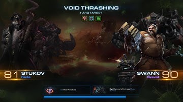 Starcraft II - Hard Target  (Brutal) - Void Thrashing Mutation - Stukov + Swann