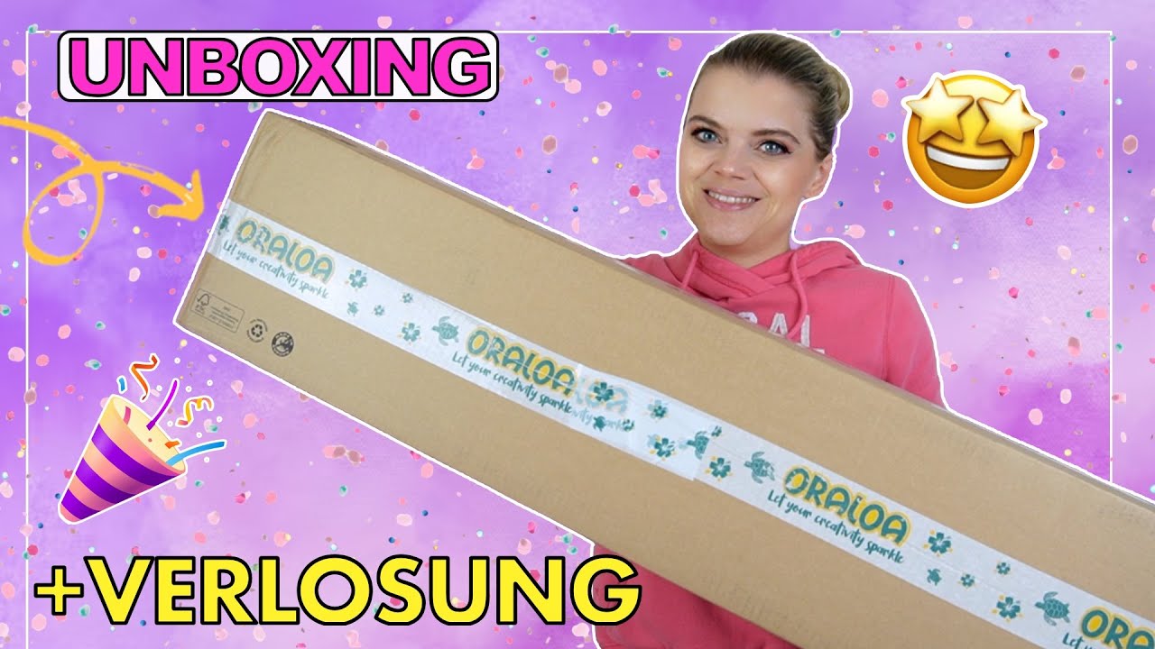 XXL DIAMOND PAINTING UNBOXING ORALOA & VERLOSUNG
