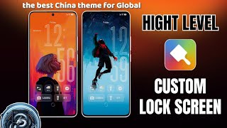 Hight Level Custom Lock Screen With Chinese Theme On Xiaomi Global