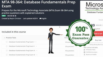 Microsoft MTA 98-364: Database Fundamentals preparation exam