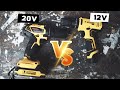 Anong meron sa 12V Cordless Drill na wala sa 20V?