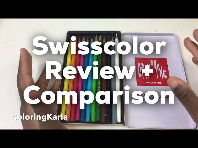 Caran d'Ache - Prismalo Watercolor Pencils - swatch. test and