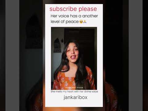 Shree raghuver komal song by a girl 😮👏😃🎉#jankaribox #virel #realvoice #singer