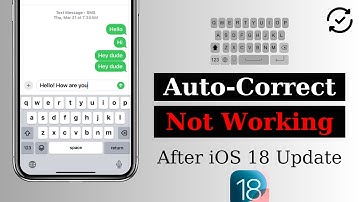 Fix Keyboard Autocorrection Not Working on iPhone After iOS 18 Update