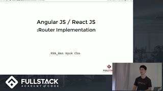 Tech Talk: React js and Angular js: Router Implementation