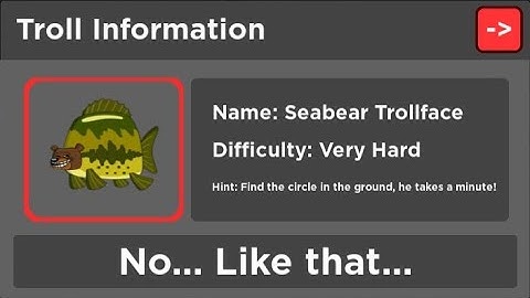 Find The Trollfaces Rememed - How to get Seabear Trollface