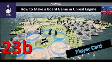 How to Make a HexTile Board Game in UE5   Part 23b   PlayerCard facelift