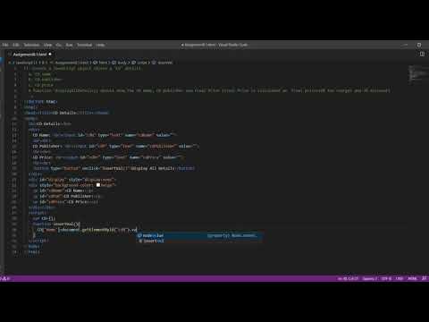 CD Details | JavaScript