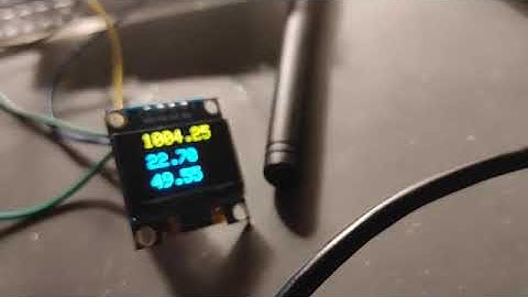 Visuino 8.0.0.83 + Oled1306+SX1278(LoRa)+BMP280