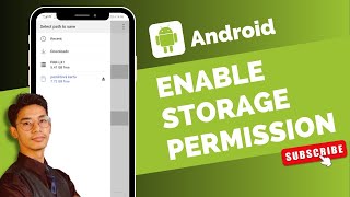 How to Enable Storage Access Permission for App - EASY STEPS